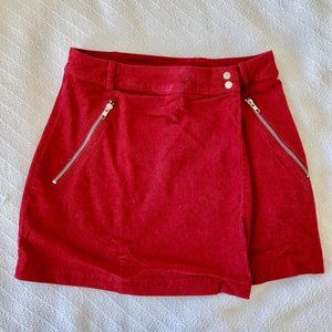 Cotton Candy LA Red Wrap Skirt